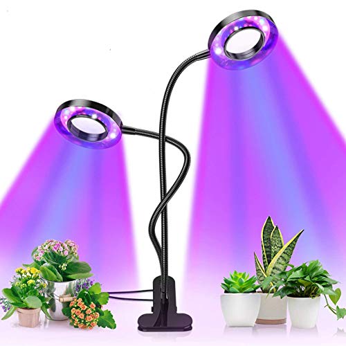 Pflanzenlampe, Pflanzenlicht mit UPGRADED Automatische Zeitschaltuhr